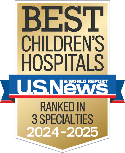 Best Children's Hospital Award Badge for 2024 - 2025