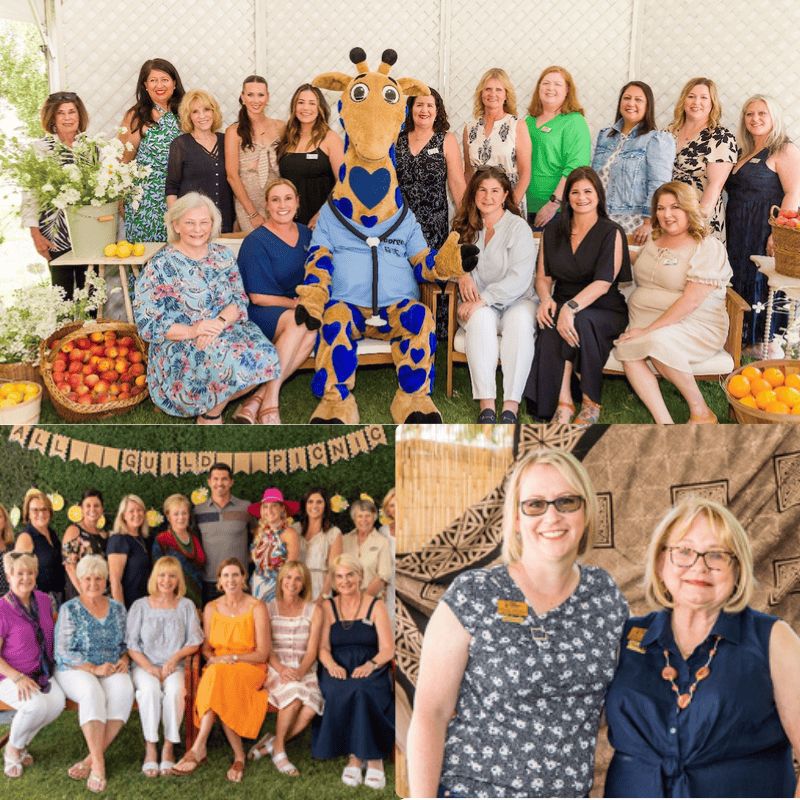 Guild members smiling while attending Guild events