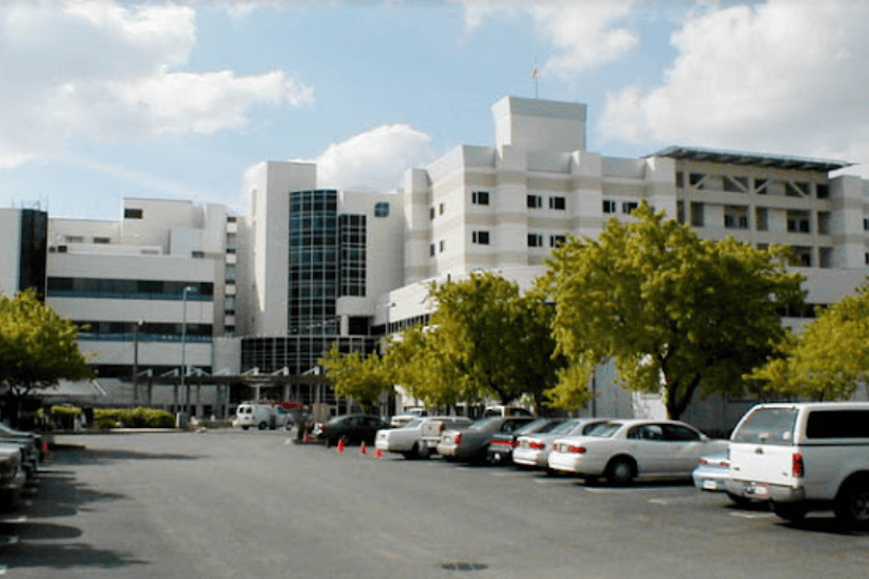 Exterior of Saint Agnes Medical Center