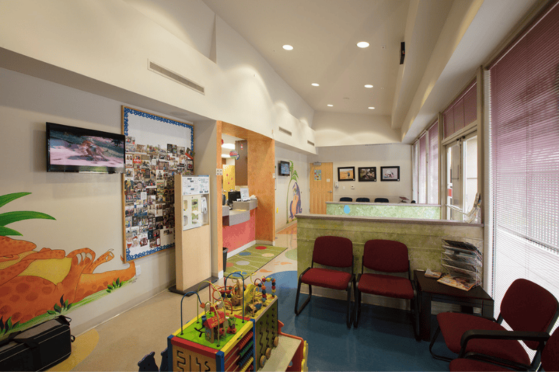 Waiting room of San Dimas Pediatrics