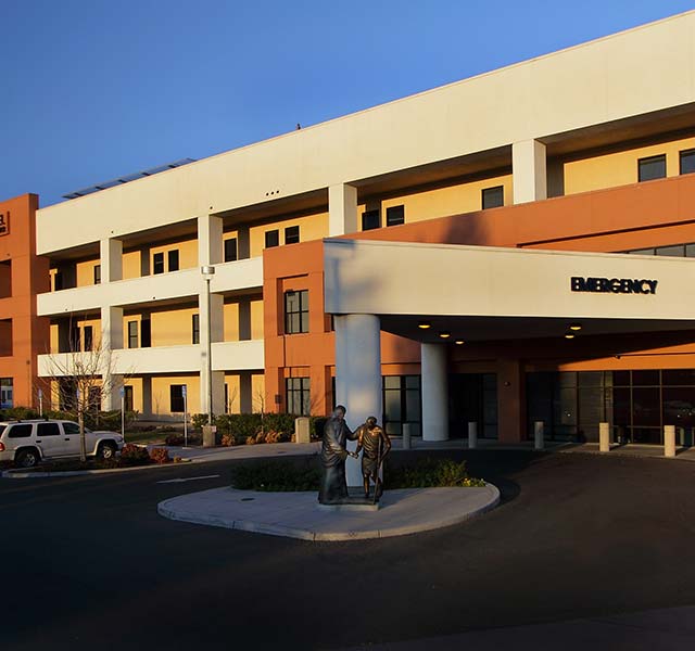 Exterior of Emanuel Medical Center