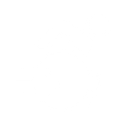 Line drawing of a wheelchair user moving quickly