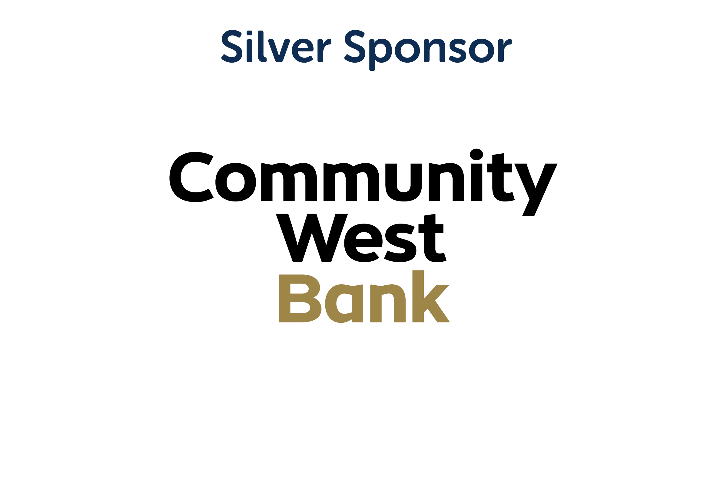 Silver Sponsor: Community West Bank