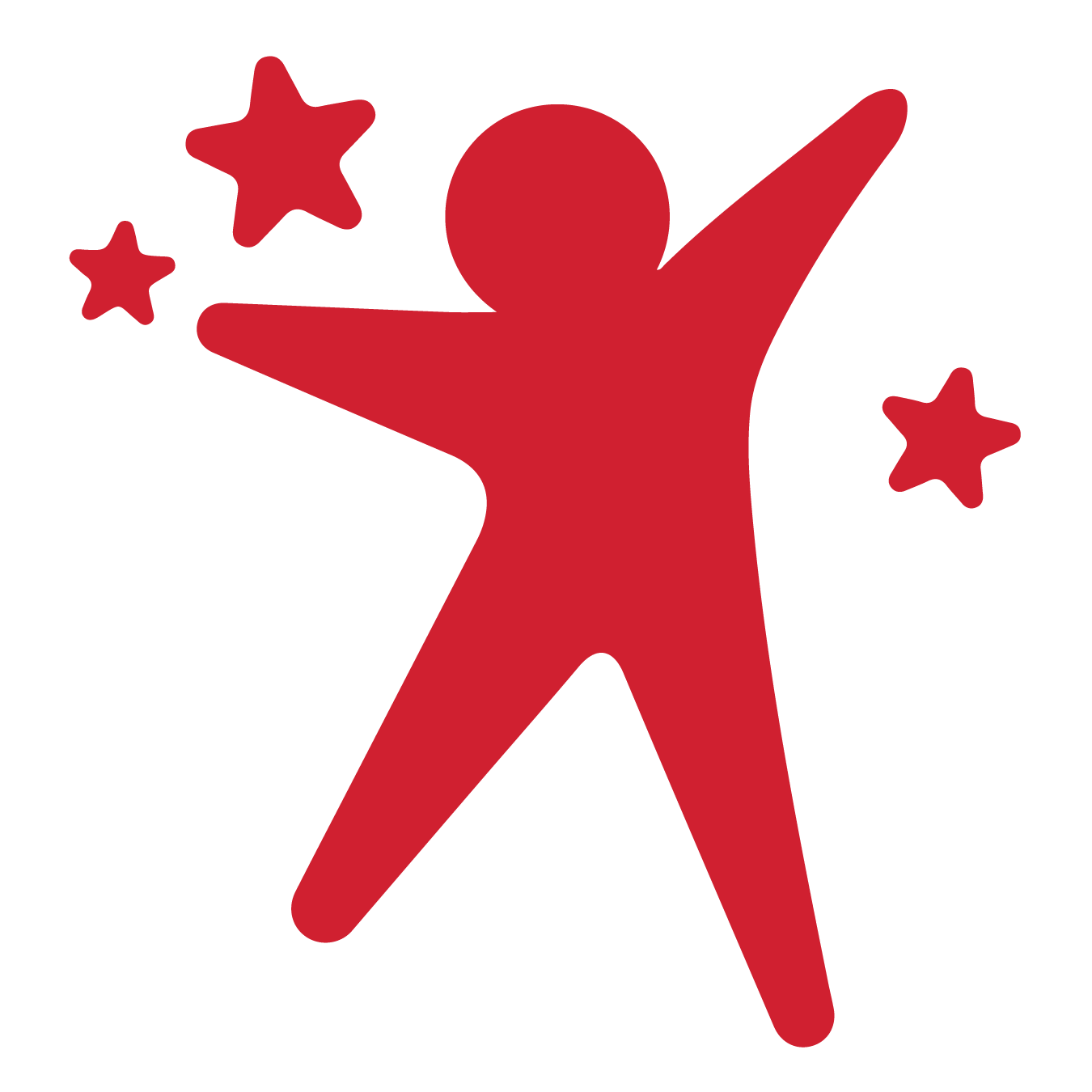 icon of person with stars symbolizing physical health