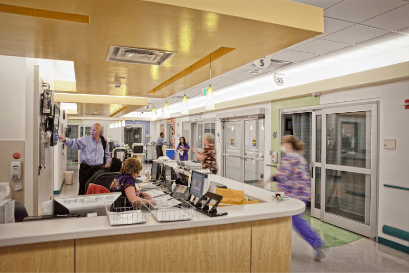 Staff working in Valley Children's Emergency Department