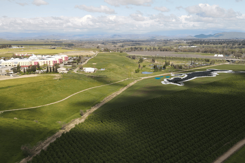 Artist's rendering of Valley Children's microgrid