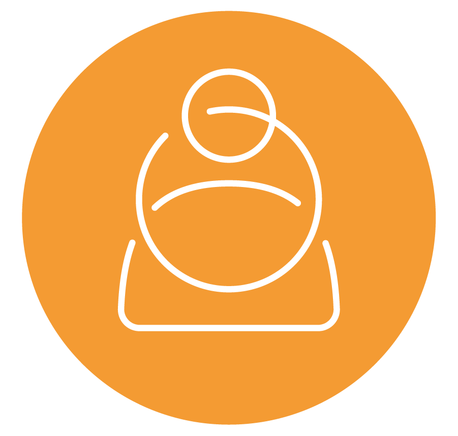 circle icon symbolizing physical health