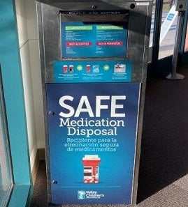 Valley Children's Medication Take Back Initiative Bin