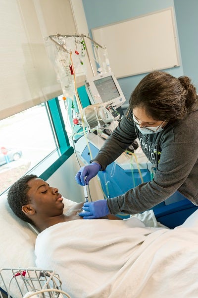 Demetrius attends an appointment at Valley Children's