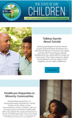 Thumbnail image of the September 2024 edition of the State Of Our Children 360 Newsletter