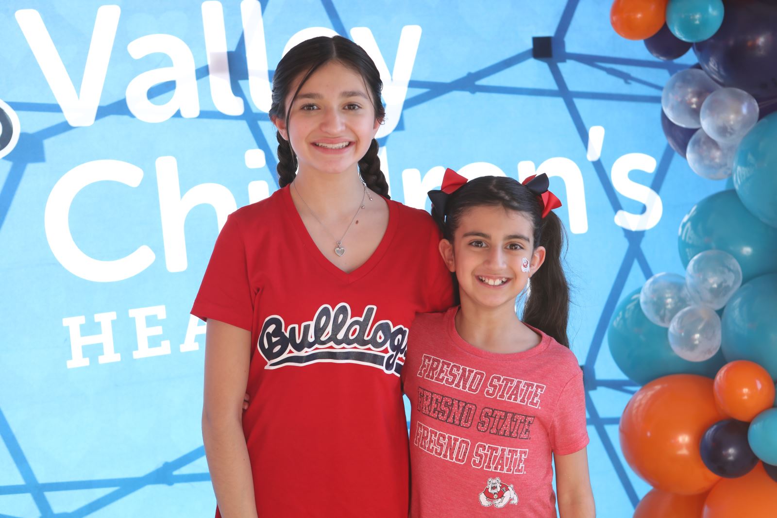 Two participants at a game day experience event