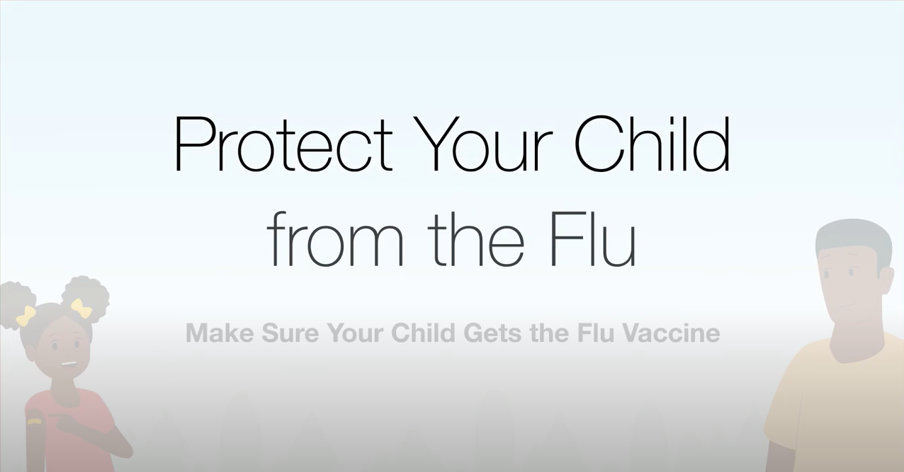 Still image from the AAP video in flu