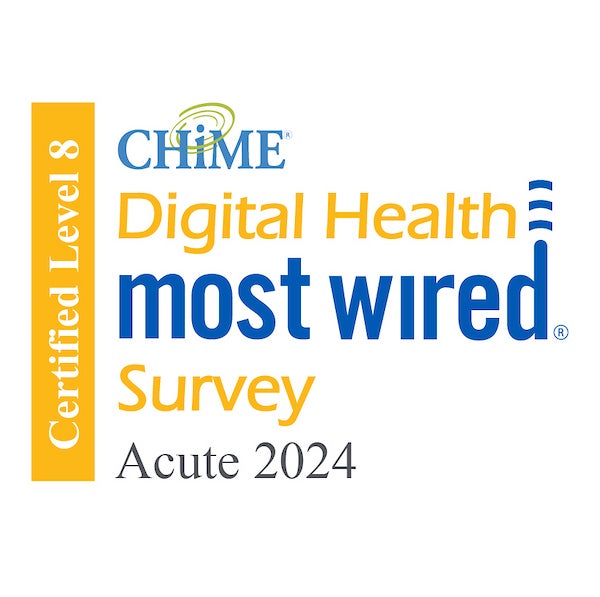 CHIME Digital Health Most Wired Survey Acute 2024 award logo