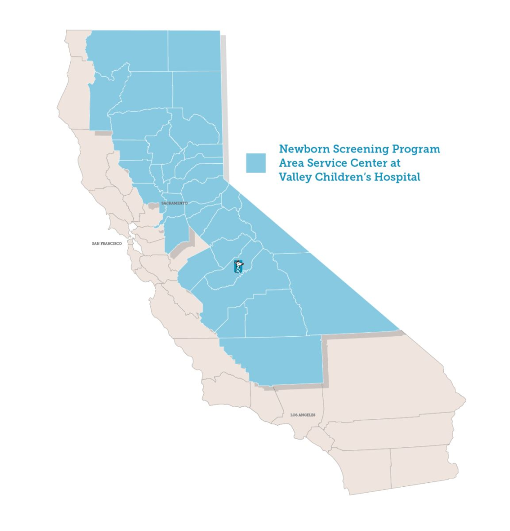 Newborn Screening Program Area Service Center at Valley Children's Hospital