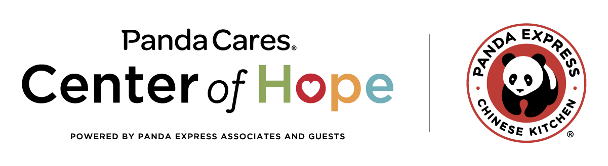Panda Cares Center of Hope and Panda Express logos