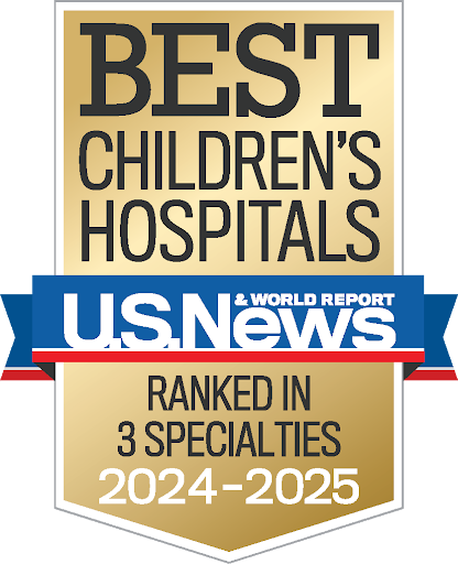 US News & World Report Best Children's Hospitals Ranked in 3 Specialties 2024-2025